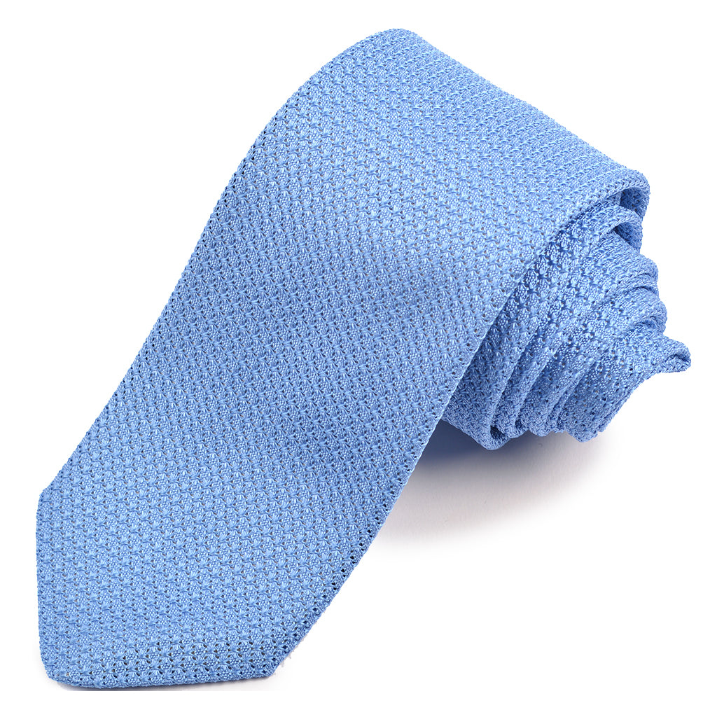 Forzieri Blue Checks Basketweave Woven Silk Tie at FORZIERI Canada