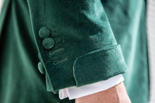 Cargar imagen en el visor de la galería, ELIE Emerald Velvet 1 Button Peaked Dinner Jacket