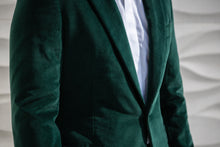 Cargar imagen en el visor de la galería, ELIE Emerald Velvet 1 Button Peaked Dinner Jacket