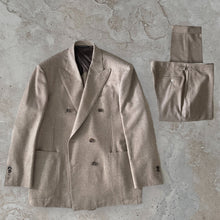 Load image into Gallery viewer, BRUNO 6 x 2 DB Oatmeal Flannel Jacket in Marling &amp; Evans cloth