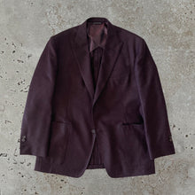 Load image into Gallery viewer, GEORGES 2 Button Bordeaux Hopsack Jacket in Marling &amp; Evans cloth