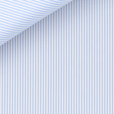 Portland Pinstripe Stripe 120/2 fabric by Thomas Mason Bespoke